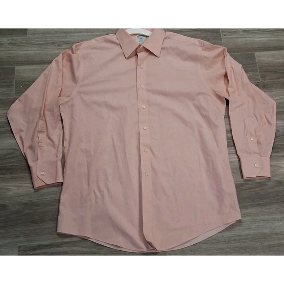 Brooks Brothers Other - Preowned Mens Brooks Brothers 17-4/5 Regent Pink Long Sleeve